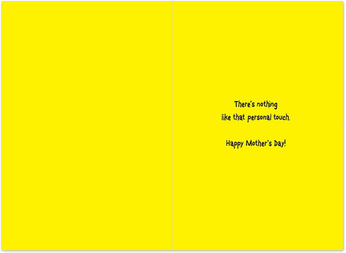 NobleWorks Funny Mother's Day Greeting Card (8.5 x 11 Inch) - Jumbo Comic Humor for Mom