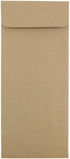 JAM PAPER #10 Policy Business Premium Envelopes - Brown Kraft Paper Bag - 4 1/8 x 9 1/2 - 50/Pack