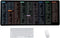 Quick Key Non-Slip Keyboard Mouse Pad, Upgraded Extended Desk Mat with Office Software Shortcuts Pattern