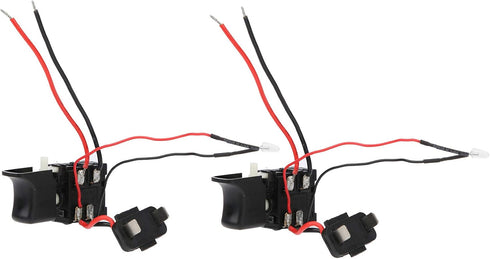 Electric Drill Switch, 2pcs Power Tool Switch for Impact Hammer Drill Equipment Accessories