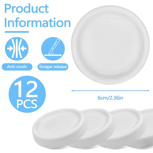 ASTIMESA 12 Pieces Anti Vibration Pads for Washing Machine, Silent Washer Dryer Feet Anti Vibration Mat, Universal
