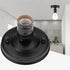 E26 E27 Pocreation Vintage Industrial Ceiling Light Fixture, Black Pendant Lamp Socket Holder, Retro Hanging or Wall