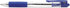 Universal Comfort Grip Ballpoint Pen, Retractable, Medium 1 Mm, Blue Ink, Dozen