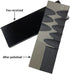 Cool Hand 2 pcs G10 Knife Handle Scales Slabs Custom DIY Tool Material for Knives Making Blanks Blades, Gray/Black, KHM-G10-5