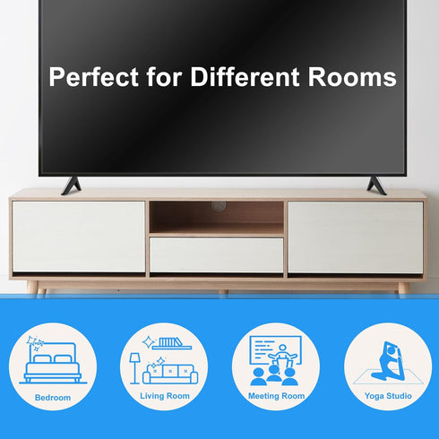 43 Inch UN43NU6900F UN43NU6950FXZA 43" 4K (2160p) Dinghosen TV Stand for Samsung TV Legs, for Class Ultra HD Smart LED