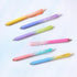 WRITECH Gel Pens Fine Point: 0.7mm Black Ink Retractable 6ct Smooth Writing with Aesthetic Gradient Color Barrel for Journaling Note Taking Silent Click No Smear Nebula Pen Set