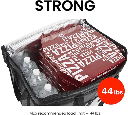 (3XL) NZ home Insulated Bags for Food Delivery Grocery Shopping Cooler Bag, Pizza Delivery, Hot & Cold Catering Tote