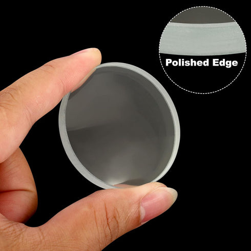 PATIKIL 8" Focal Length Double Concave Lens, 50mm Diameter Glass Optically Polished for Physics Experiment
