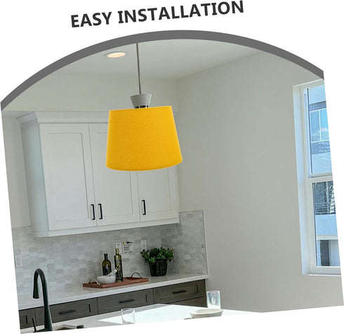 DOITOOL Chinese Pastoral Style Lamp Shade for Table and Floor Lamps Replacement Light Cover Versatile and Durable