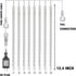 288LED 12 Inch 8 Dazzle Bright Christmas Lights Outdoor, Meteor Shower Rain Lights Tubes, Waterproof Plug in Falling