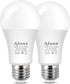 Radar Motion Sensor LED Light Bulbs, A19 9W, 5000K Daylight White, Motion Activated, E26 Base, for Hallway, Garage, 2