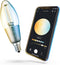Globe Electric Wi-Fi Smart 4.5W (40W Equivalent) Straight Filament Tunable White Clear
