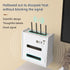 Haiansan Wooden Router Shelf Wall Mount WiFi Router Storage Box, Modem Rack Power Strip Cable Management Hider