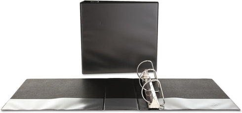 Universal 20995 Slant-Ring Economy View Binder, 4-Inch Capacity, Black