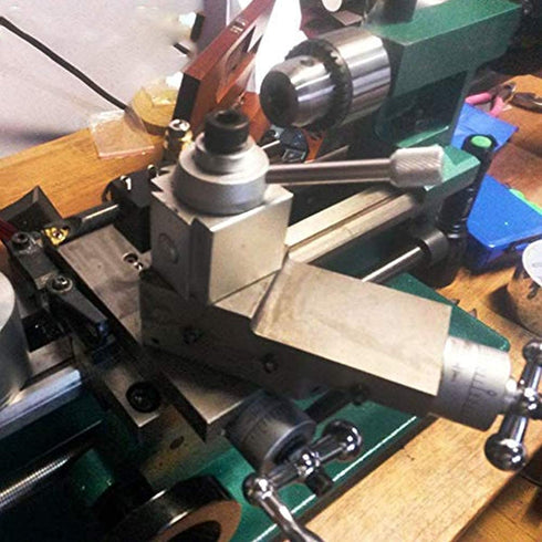 Set Package Mini Aluminium Quick Change Tool Post Holder Boring/Turning Facing Holder Kit for Table Hobby Lathes