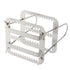 uxcell Microscope Slides Rack, 26 Positions Stainless Steel Staining Rack for Research Experiments, Silver Tone