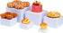 Generic LESSF 6pcs Buffet Risers, Food Risers for Buffet Table Display Stand Shelf,