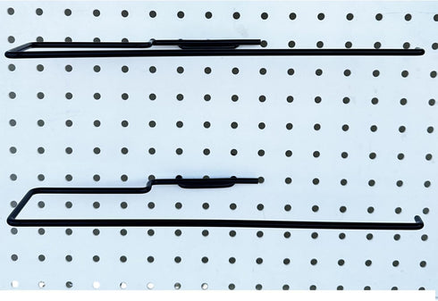 2 Pack Pegboard Paper Towel Holder - Peg Board Organization Accessories for Tool Shed, Garage, Kitchen, Bathroom