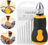 Micro Mini Hand Drill, Portable Hand Drill Tool Set with 10 Drill Bits 0.8-3.0mm Precision Pin Vise Woodworking Hand Drill for Model Jewelry Walnut Amber, 3.5 x 1.4inch