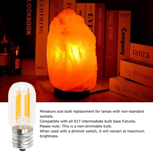 E17 Bulb Bulbs 120V 4W 450LM 3000K CRI90 Jensense LED Appliance for Under Microwave Over Stove Range Hood Bright