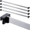 Epakh 8 Pieces Metal Hanging File Rail Clip Set for File Storage, 4 Cabinet Rails for Hanging File Folder Frame