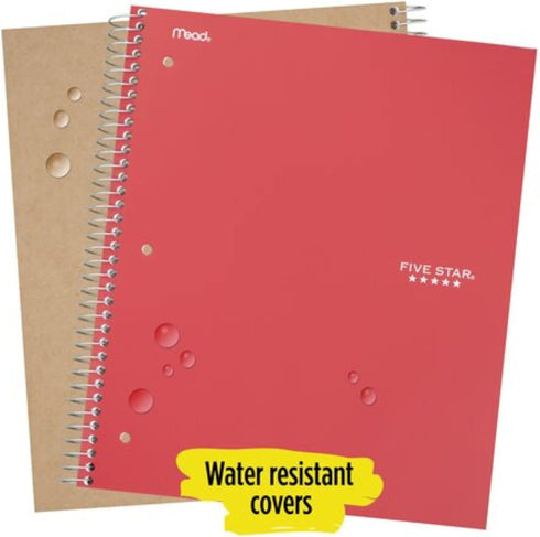 Five Star Wirebound Notebook - 1-Subject, 100 College-Ruled Sheets, 11 x 8.5 Inch Teal (72051)