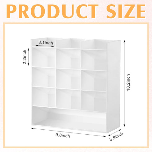 MotiMind 150 10.2 4 9.8 Inch Acrylic Pen Organizer Storage for Markers Vertical Marker Organizer Acrylic Pen Display