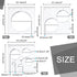 9 3 101.5mm/4 inch PH PandaHall in Circle Inlay Templates, Acrylic Router Jig Templates Router and Decorative Templates