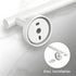 24 Inch 2Pcs SUS304 Newfun White Bathroom Towel Holder, Towel Racks for Bathroom Rod Classic Stainless Steel Bathroom