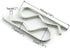 LQ Industrial 2 PCS Stainless Steel R Clips, Spring Retaining Wire Hair Pins, Lynch Cotter M5x100