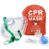 WNL Products CPR Rescue Mask, Adult/Child Pocket Resuscitator Kit with Soft Case and Belt Clip