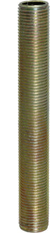 Creative Hobbies ELY1097 Steel All Thread Lamp Pipe Nipples, 4 Inch Long, Yellow Zinc Coated, Pack of 10 Pieces