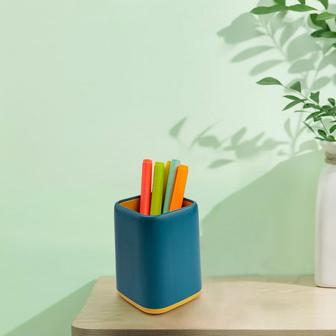 Desk Pen Holder, Desktop Organizer Storage Case for School, Home, Office in Scandinavian Design