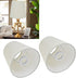 2Pcs E14 European Style Indoor Lampshades for Table Lamp Fabric Lampshade for Chandelier Floor Lamp(Beige)