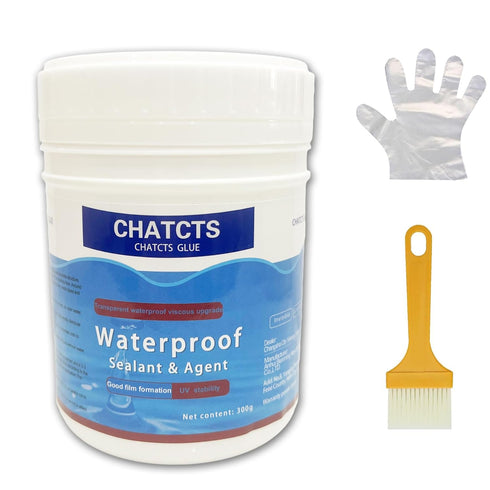 Waterproof Glue, Invisible Waterproof Agent, Strong Waterproof Transparent Sealant for Bathroom, Kitchen, Garden,