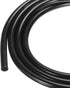 1m (3.3ft) Black Silicone Tubing, 3mm ID x 4.8mm OD Industrial Plastic Hoses for Pump Siphoning and Brewing