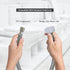 27416-NL-2 Toilet Connector, 16 Inch Braided Stainless Steel Hose, 3/8 Compression x 7/8 Female Ballcock Nut