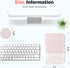 Ospelelf Ergonomic Solid Pink Mouse Pad with Wrist Support for Ultimate Comfort