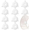 Bruislard 10 Pack Lamp Shade Adapter Ring, E27 to 3/7" Lampshade Reducer Rings,