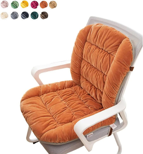 Gujuja Desk Chair Cushion Office Chair Cushion Seat Cushion with Back Soft and Comfortable for Sit Long Time Student