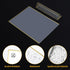 KILY-WILY 5X7 (Pack 6) Clear Acrylic Sign Holder Gold Picture Frames, Double Sided Menu Display Stand for Weddings