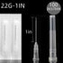 100Pack - 22G 1 Inch Dispensing Tool Luer Lock for Industry, Scientific Laboratory, Plant Cultivation Research, Liquids