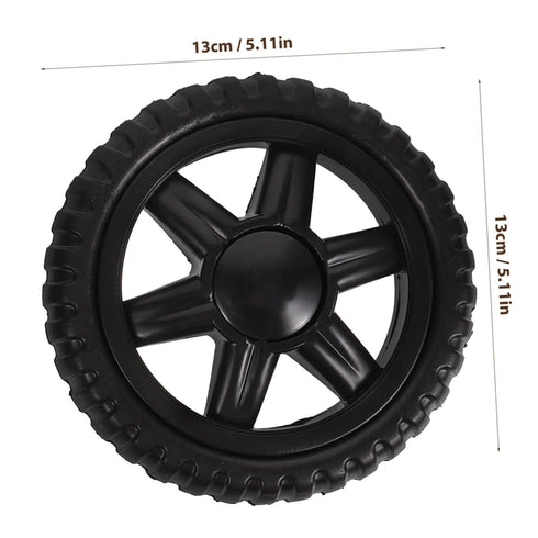 4pcs VOSAREA Heavy Duty Rolling Cart Wheels Replacement for Grocery Trolley Utility Cart and Shopping Basket Compatible
