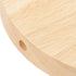 E27 E14 ORFOFE Solid Wood Round Table Lamp Base with Socket Lightweight Stable Wooden Lamp Base for Led Desk Light