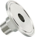1.5 Inch 3/8" 304 50.5mm PATIKIL TC Tri Clamps Adaptor, Tri-Clover Fittings to NPT Male Sanitary Thread Adaptor