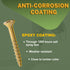LIONMAX Deck Screws 3-1/2 Inch, Wood Screws #10 x 3-1/2", 100 PCS, Rust Resistant, Exterior Epoxy Coated, Outdoor Decking Screws, Torx/Star Drive Head Deck Screw, T25 Star Bit Included, Tan