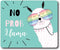 Mouse Pad No Prob Llama with Glasses, Motivational Quote Personalized Design Non-Slip Rubber Mousepad
