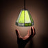 Angoily Vintage Green Glass Lampshade for Pendant Light - Mediterranean Style Replacement Shade for Restaurant Bar Home