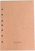Dotted Filler Paper Pack of 100 Sheets, 7 Hole Punched Planner Refills, 5 1/2 x 8 1/2 Inches, Fit 3 or 7 Ring Mini