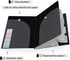 SKYDUE Document Organizer Folio, 5 Pocket Expanding File Folder, Portable Paper Organizer for School Office Supplies